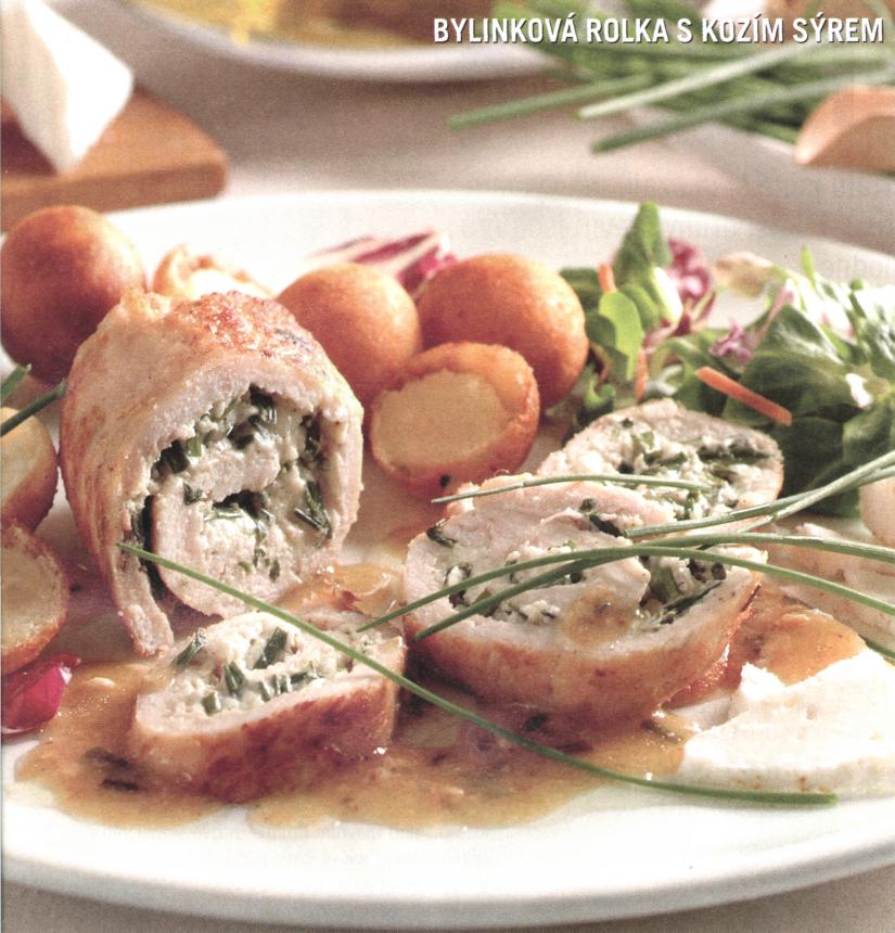 BYLINKOVÁ ROLKA S KOZÍM SÝREM
